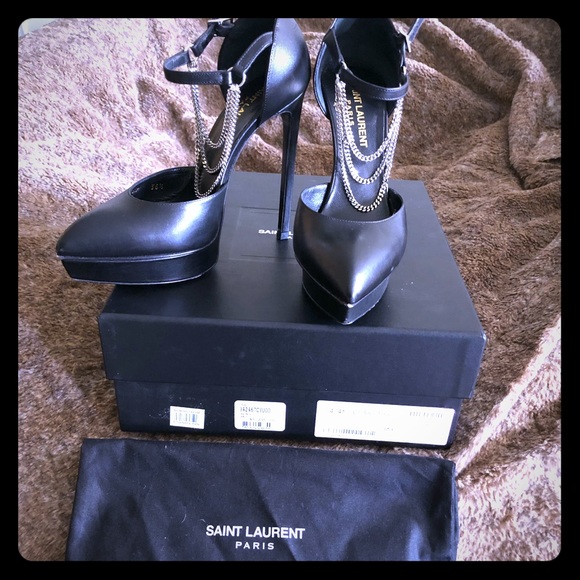 Saint Laurent Shoes - Saint Laurent RARE Janis 105 Chain pump Saint Laurent Shoes - Saint Laurent RARE Janis 105 Chain pump